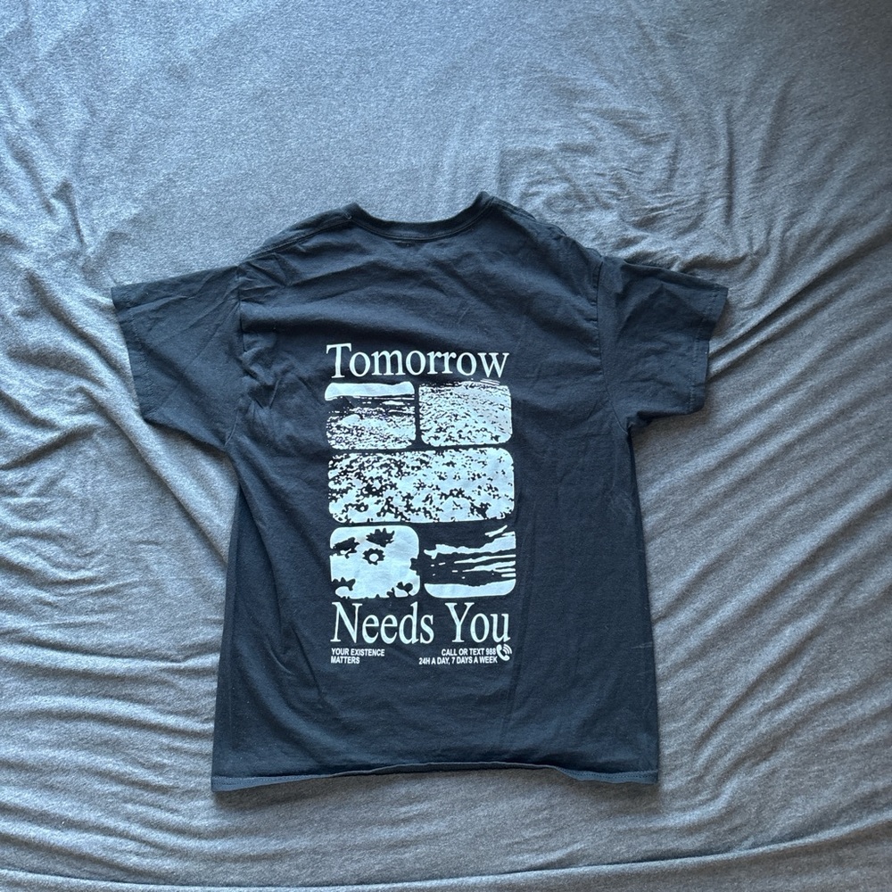 Black Motivational Graphic Tee